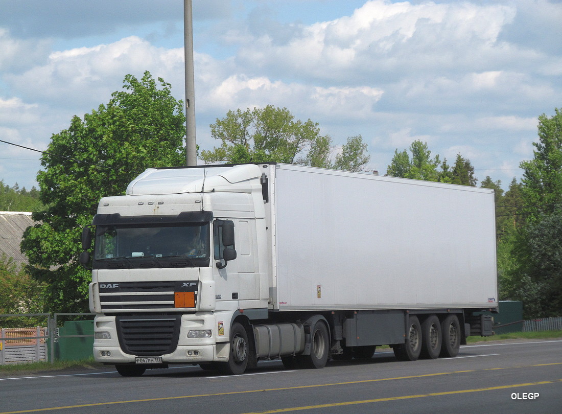 Москва, № Р 047 РМ 777 — DAF XF105 FT