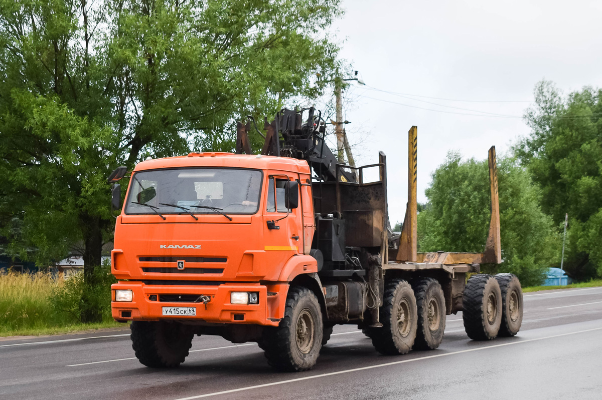 Тверская область, № У 415 СК 69 — КамАЗ-43118-50