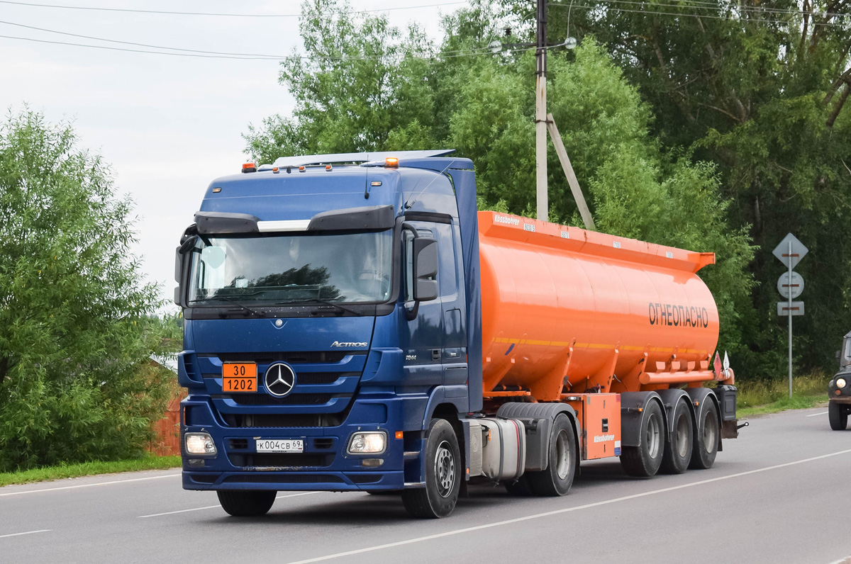 Тверская область, № К 004 СВ 69 — Mercedes-Benz Actros ('2009) 1844