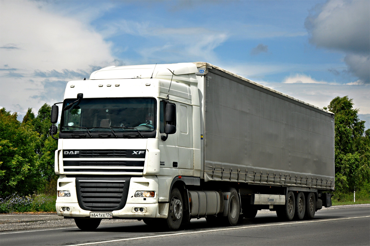 Челябинская область, № А 641 ХЕ 174 — DAF XF105 FT