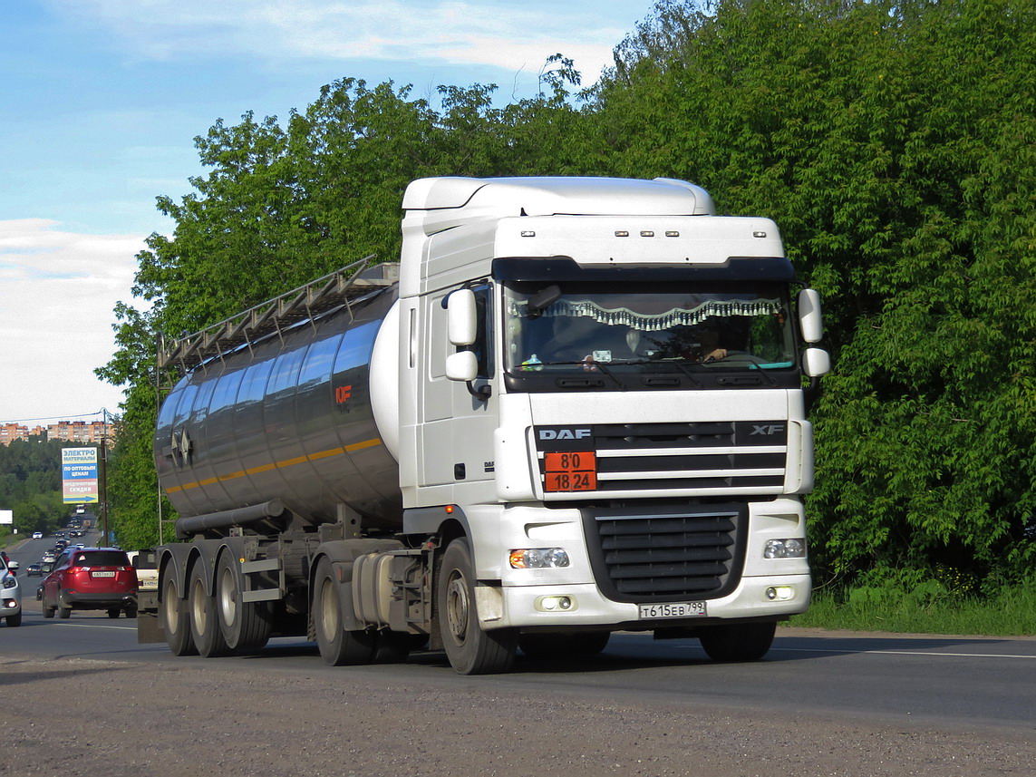 Москва, № Т 615 ЕВ 799 — DAF XF105 FT