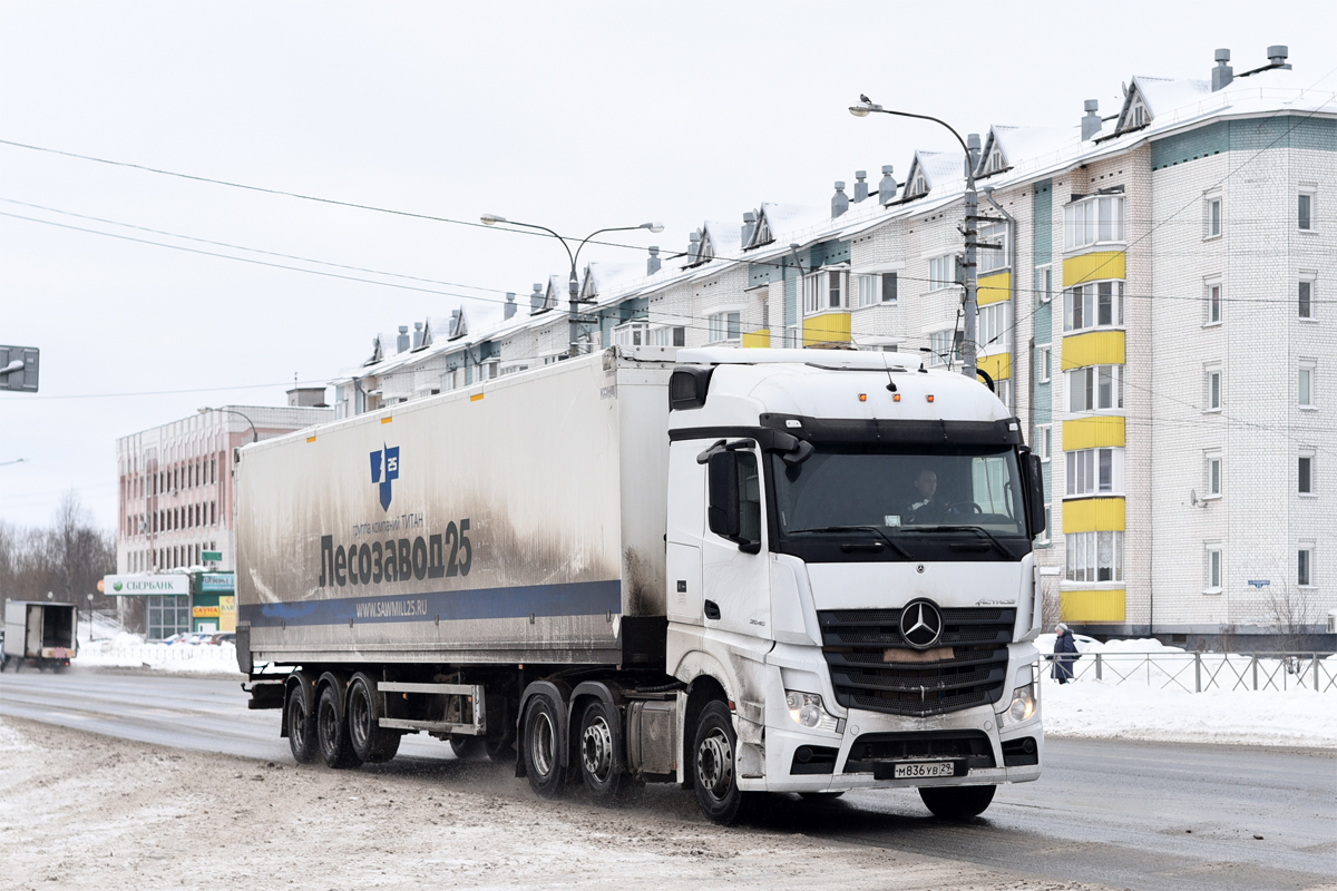 Архангельская область, № М 836 УВ 29 — Mercedes-Benz Actros '18 2545 [Z9M]