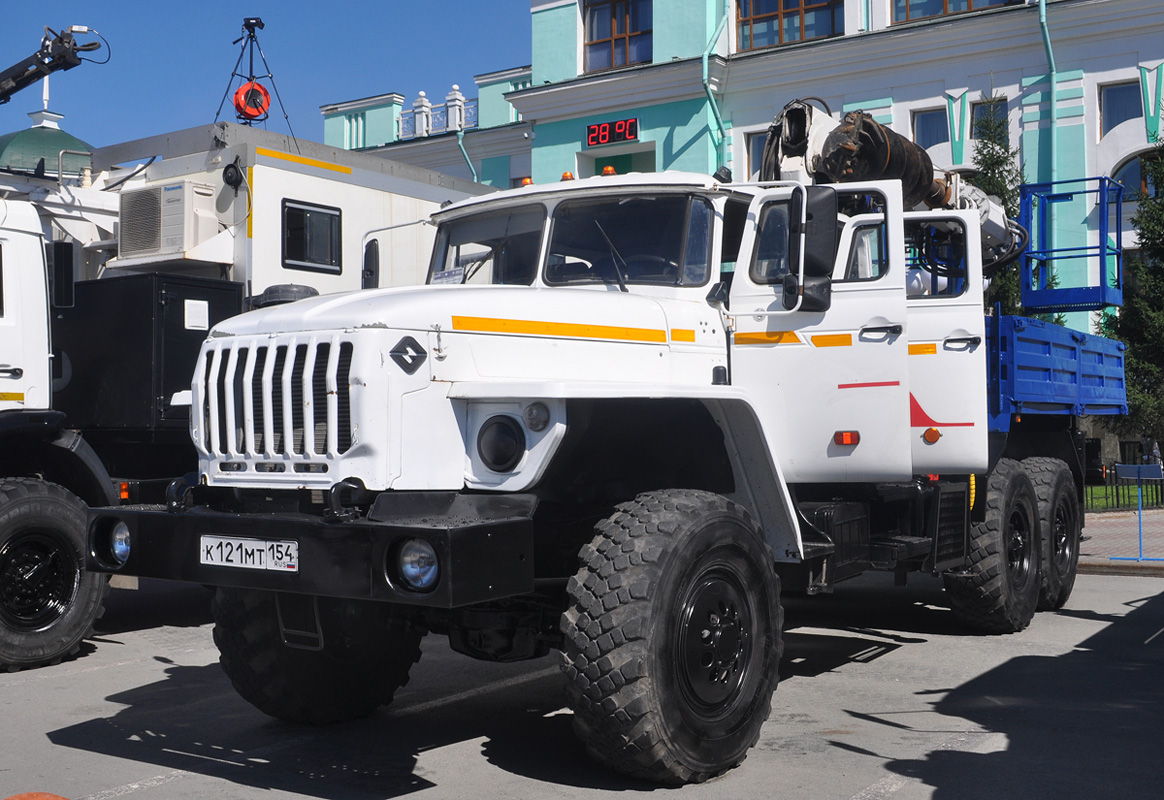 Омская область, № К 121 МТ 154 — Урал-4320 (общая модель)