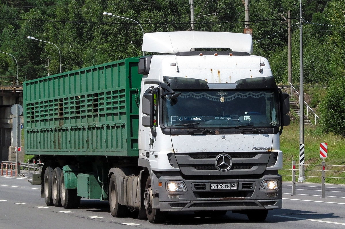 Рязанская область, № В 128 ТН 62 — Mercedes-Benz Actros ('2009) 1841