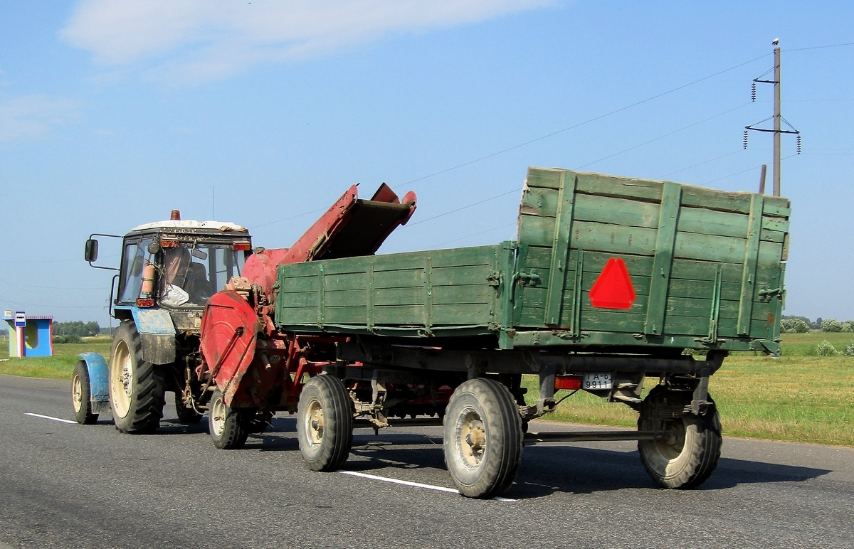 Могилёвская область, № ТА-6 9911 — 2ПТС-4 (общая модель); Прицепы сельскохозяйственные — Комбайны прицепные (общая)