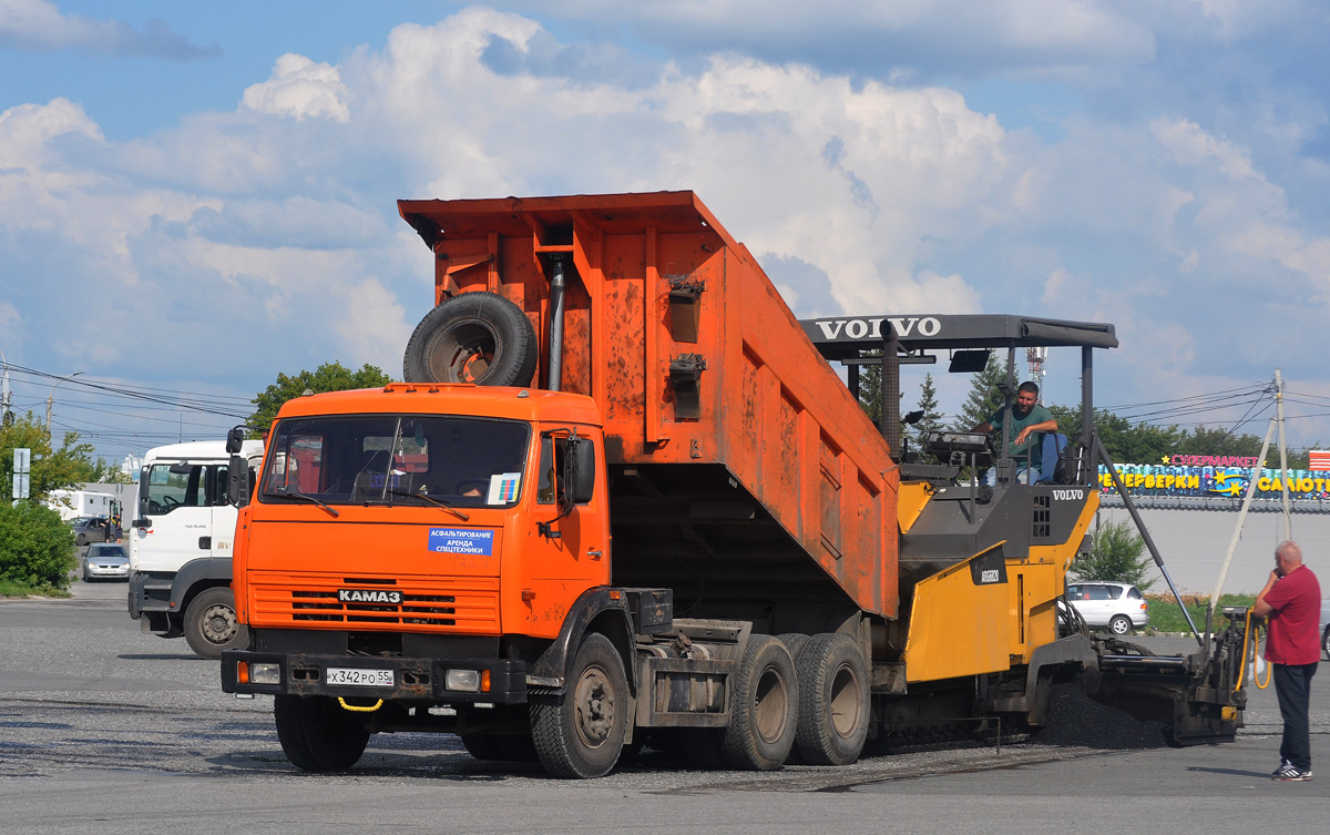 Омская область, № Х 342 РО 55 — КамАЗ-65115 [651150]