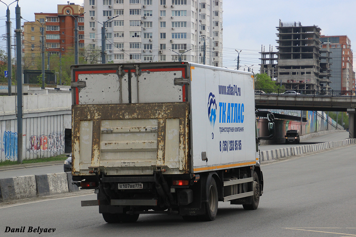 Челябинская область, № Х 107 ВЕ 774 — IVECO EuroCargo ('2008)