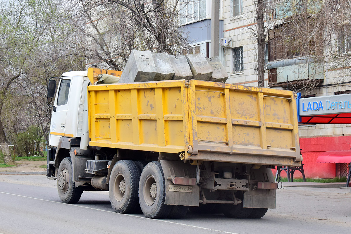 Волгоградская область, № Р 729 КК 34 — МАЗ-6501A5