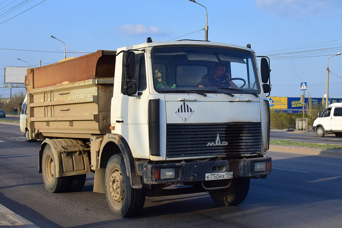 Волгоградская область, № Е 750 НХ 134 — МАЗ-5551A2