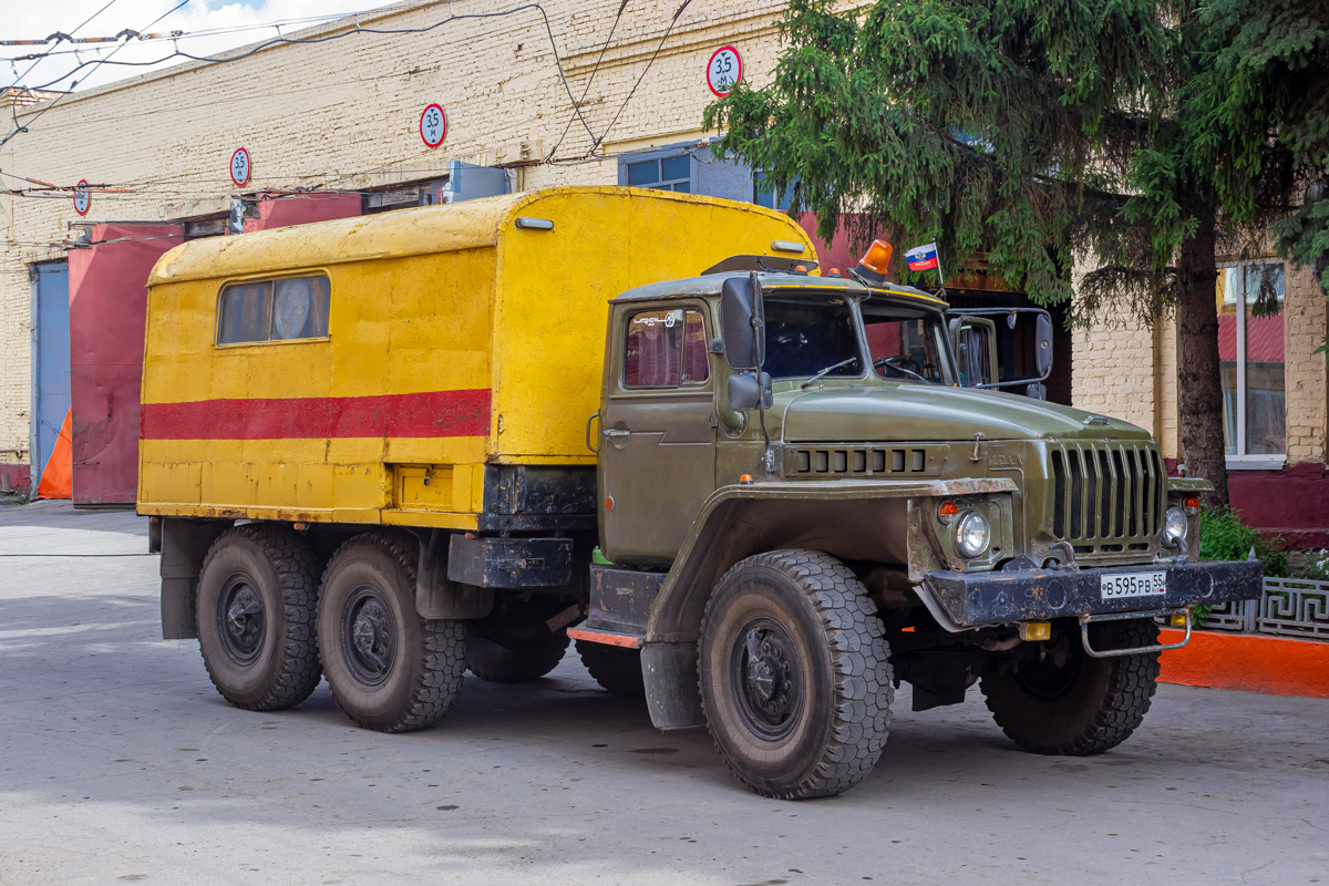 Омская область, № В 595 РВ 55 — Урал-4320-01