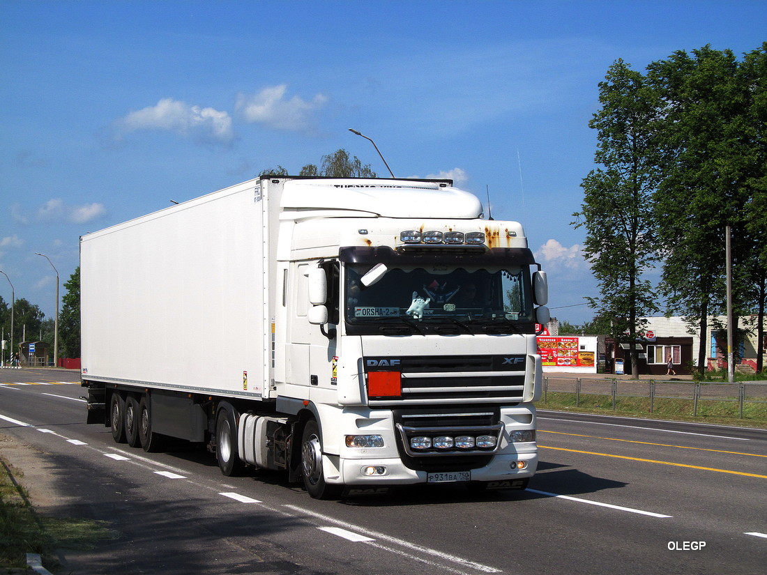 Калининградская область, № Р 931 ВА 750 — DAF XF105 FT