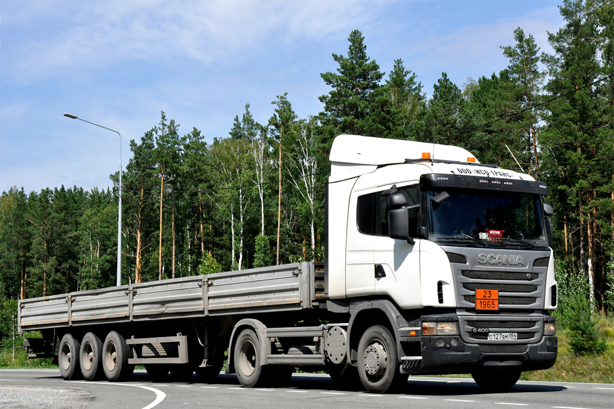 Новосибирская область, № С 127 ВМ 154 — Scania ('2009) G400