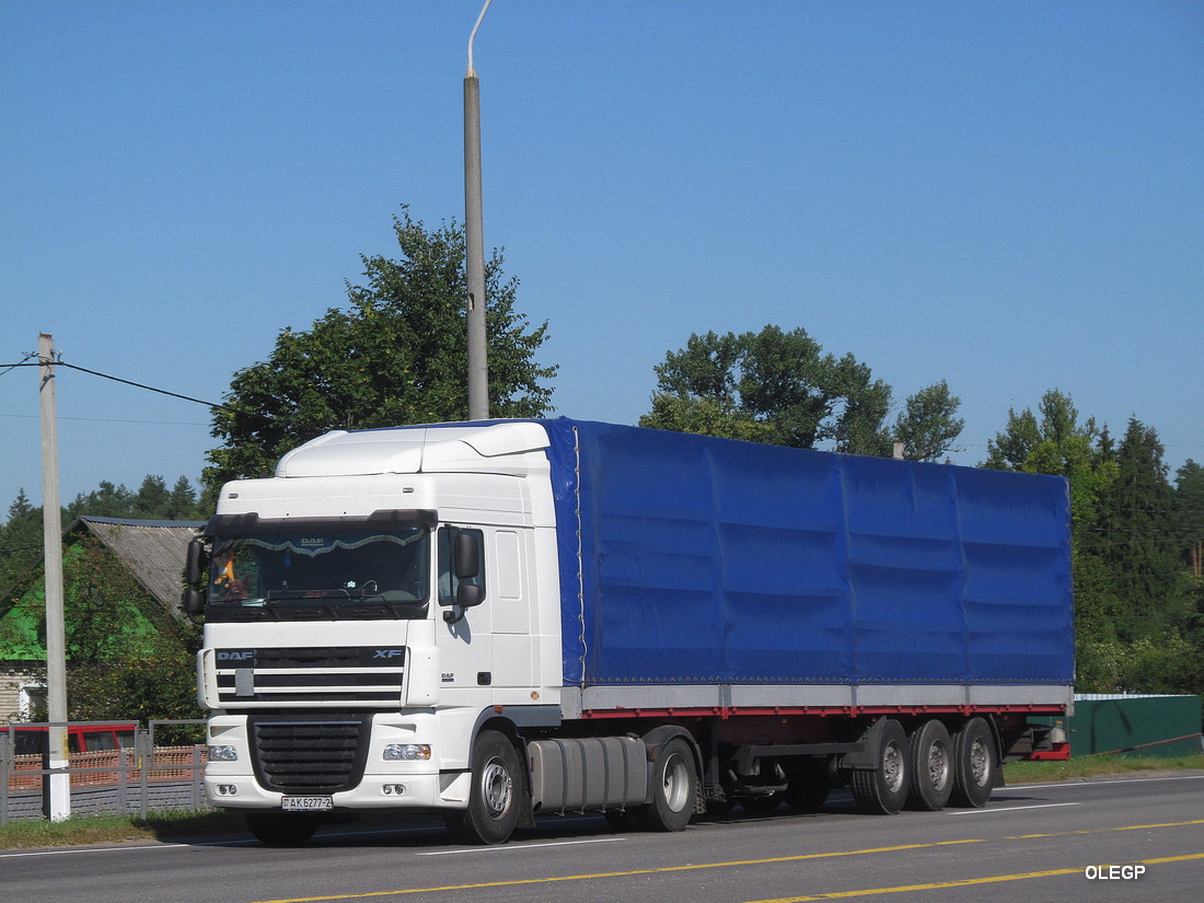 Витебская область, № АК 6277-2 — DAF XF105 FT