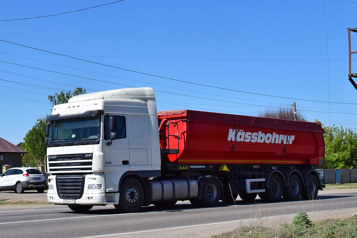 Волгоградская область, № Е 566 ХН 134 — DAF XF105 FT