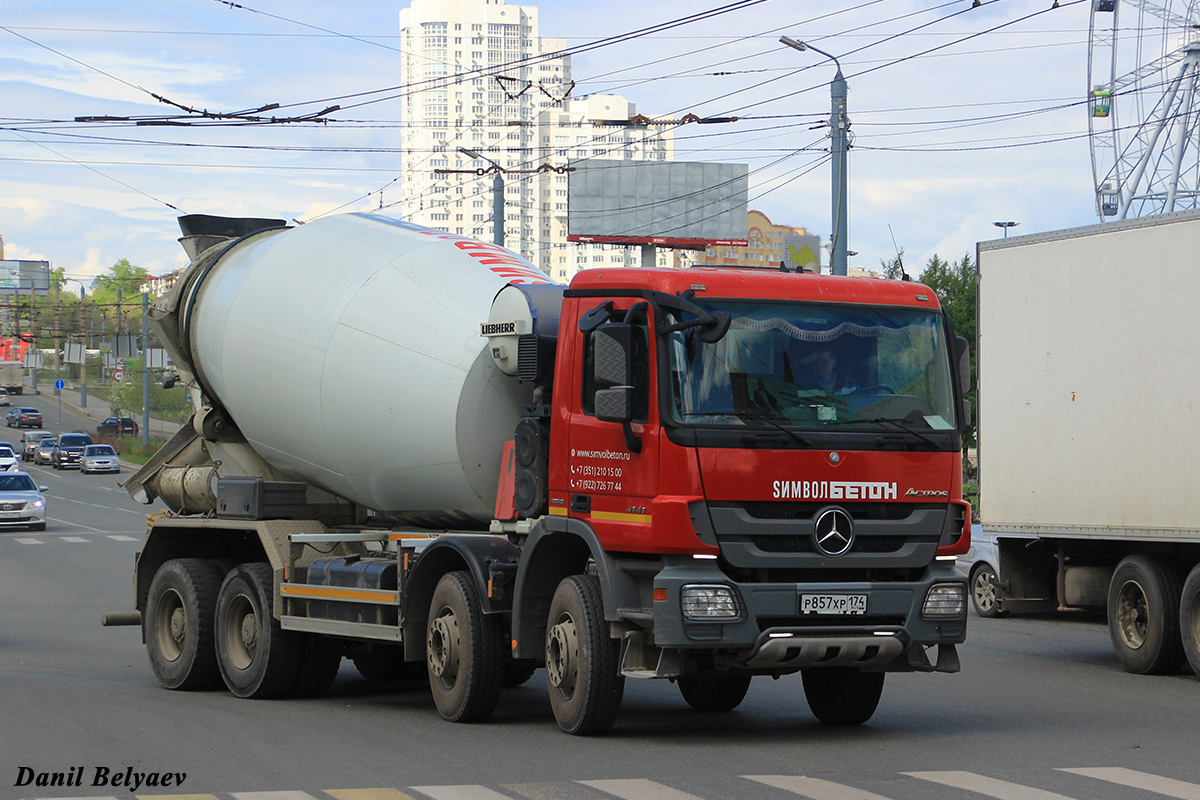 Челябинская область, № Р 857 ХР 174 — Mercedes-Benz Actros '09 4141 [Z9M]