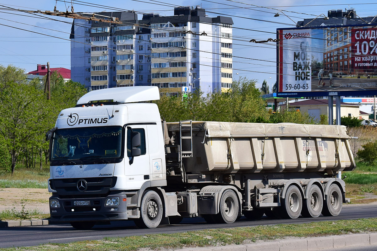 Волгоградская область, № Е 226 ОР 134 — Mercedes-Benz Actros '09 1841 [Z9M]