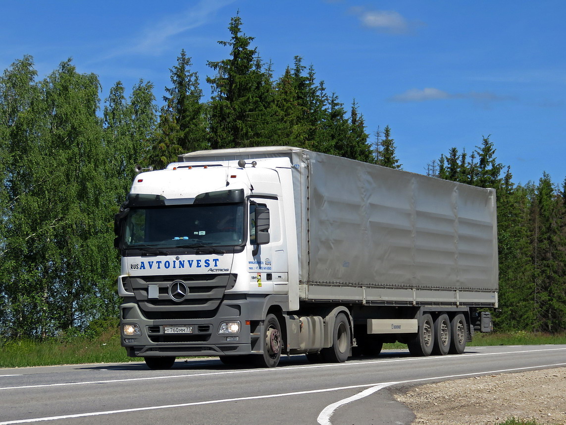 Москва, № Т 760 ММ 77 — Mercedes-Benz Actros ('2009) 1841