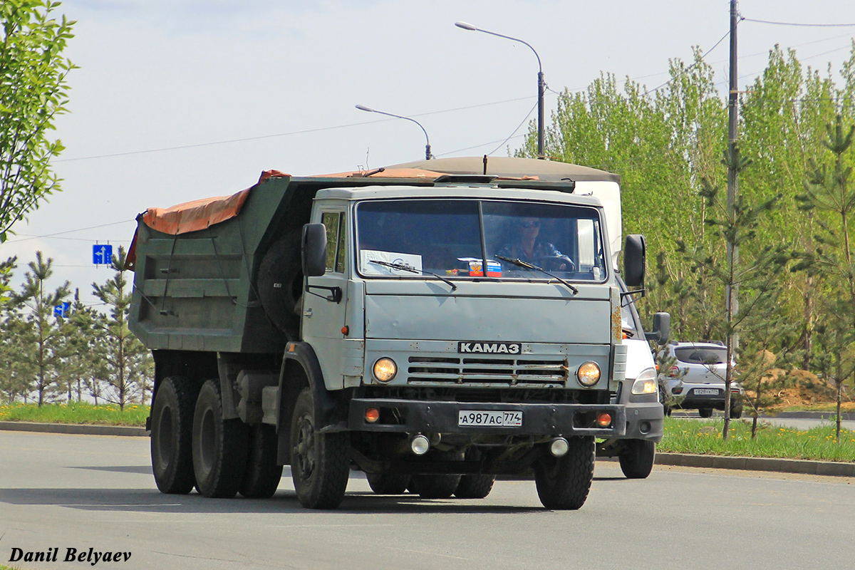 Челябинская область, № А 987 АС 774 — КамАЗ-55111 [551110]