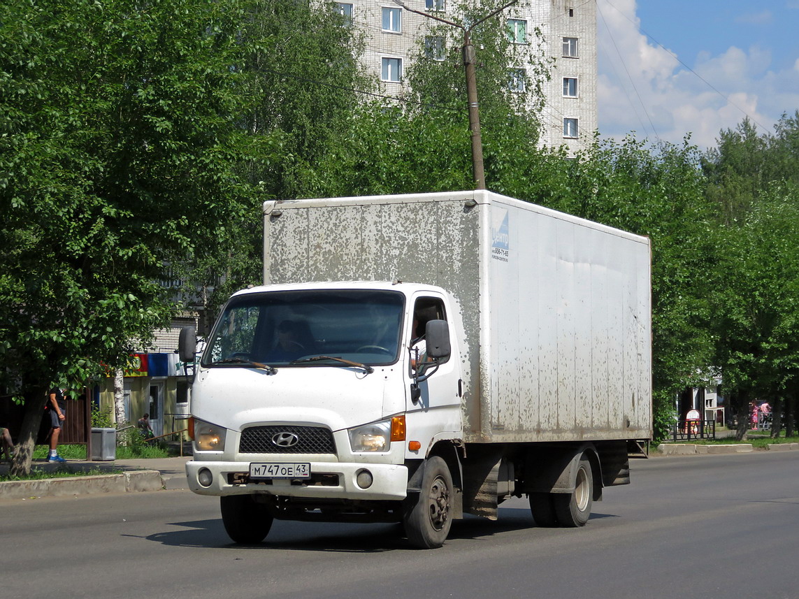 Кировская область, № М 747 ОЕ 43 — Hyundai HD78 ('2004)