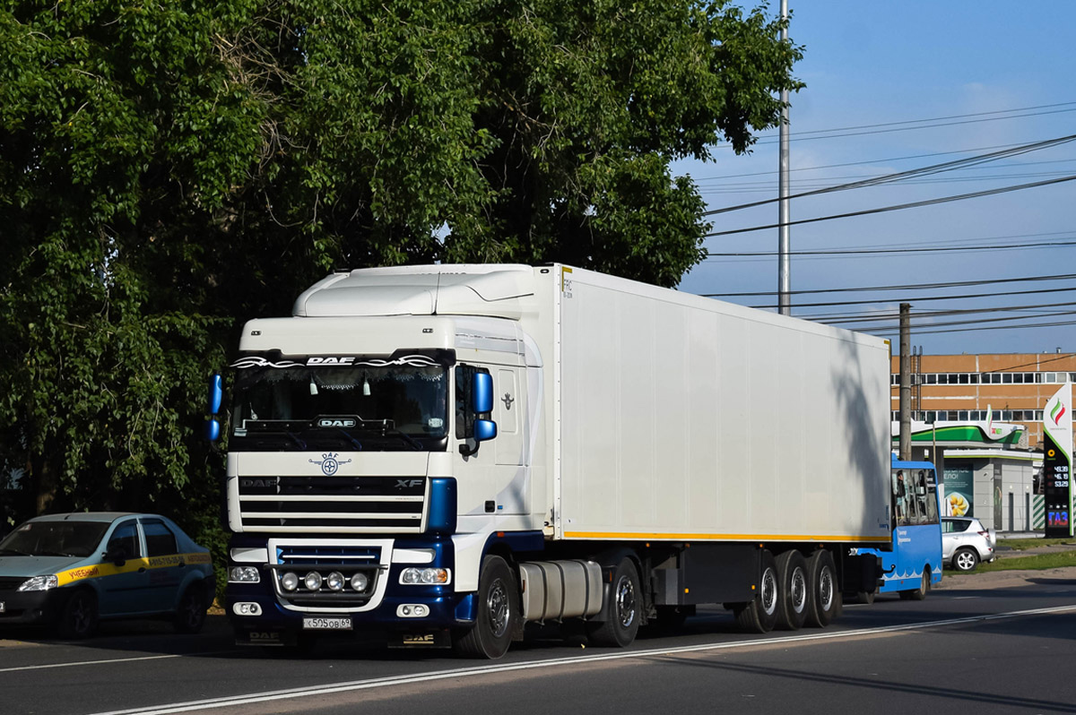 Тверская область, № К 505 ОВ 69 — DAF XF105 FT