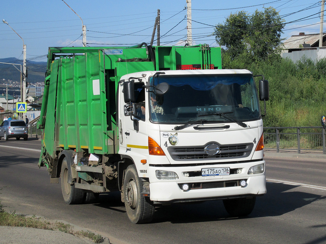 Бурятия, № Х 175 АО 138 — Hino (общая модель)