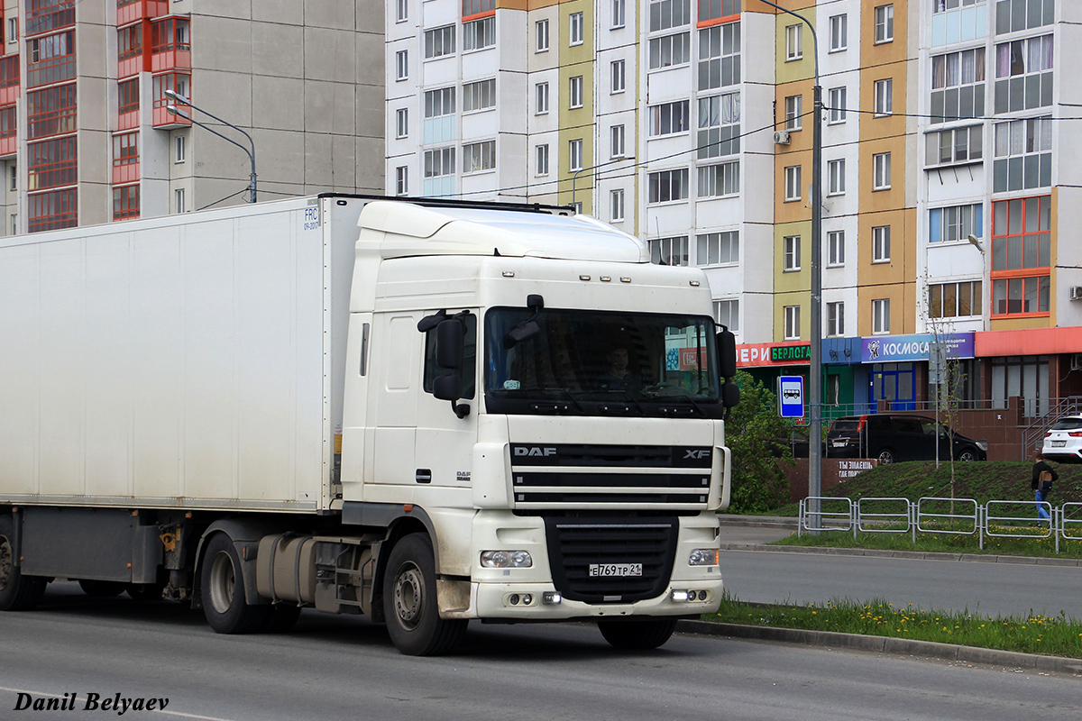 Чувашия, № Е 769 ТР 21 — DAF XF105 FT