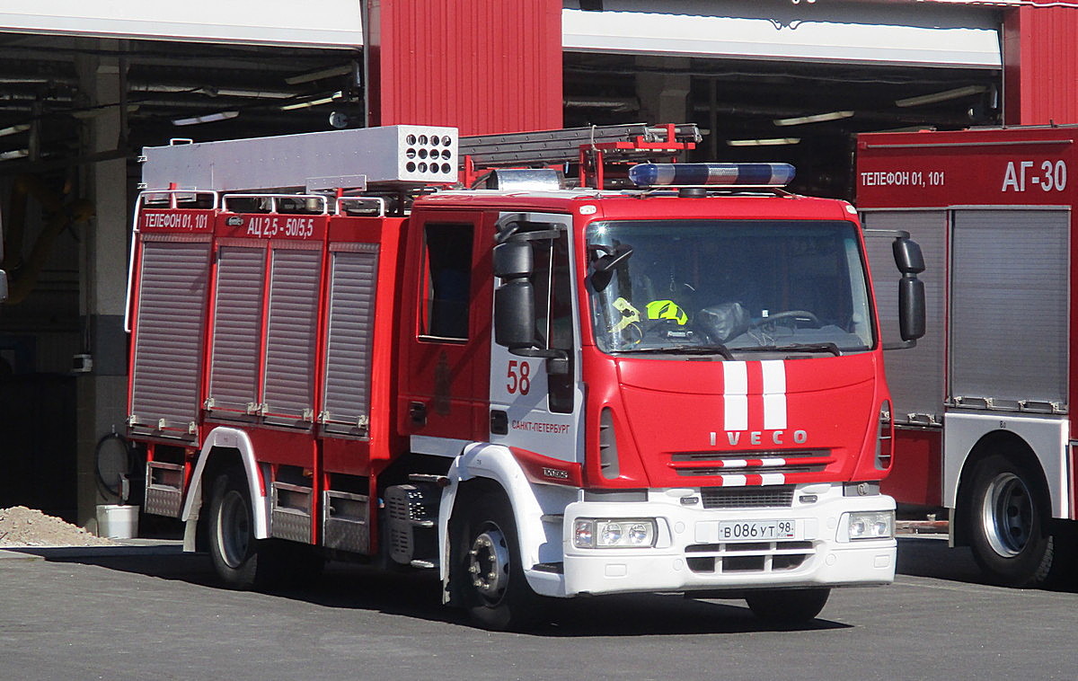 Санкт-Петербург, № В 086 УТ 98 — IVECO EuroCargo ('2008)