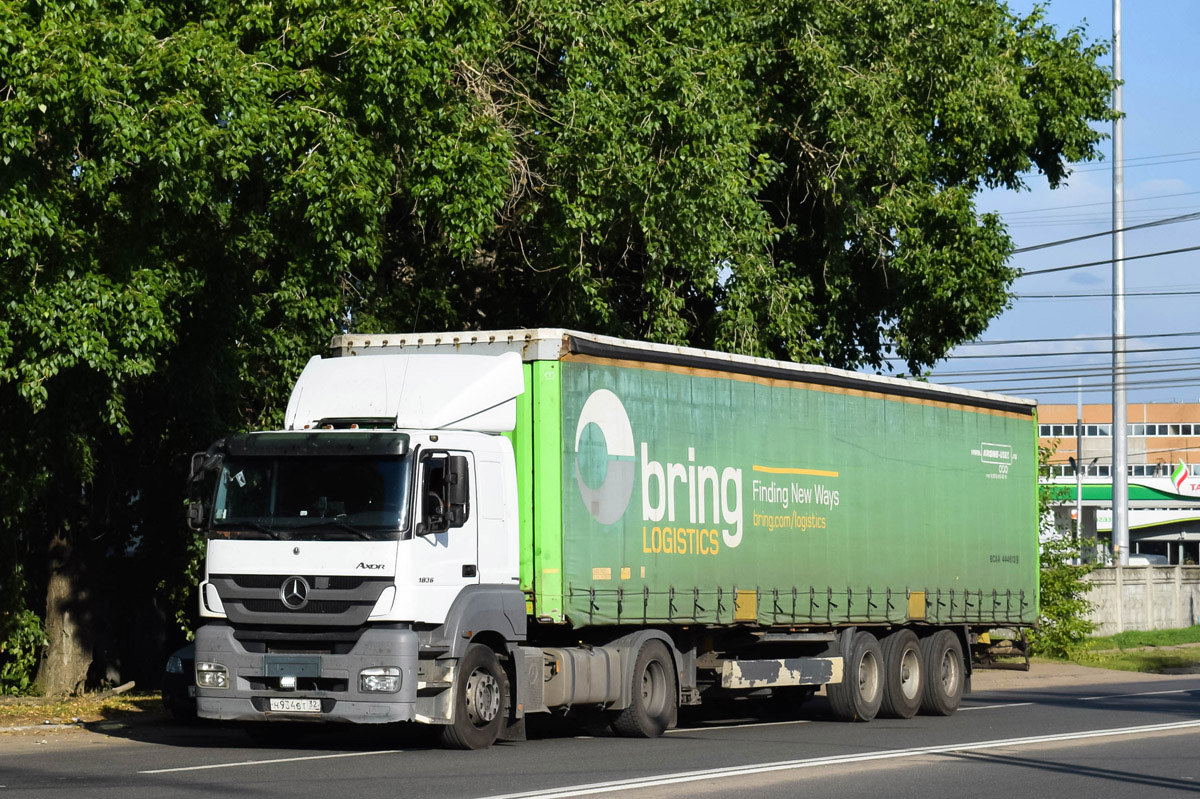 Липецкая область, № Н 934 ВТ 32 — Mercedes-Benz Axor 1836