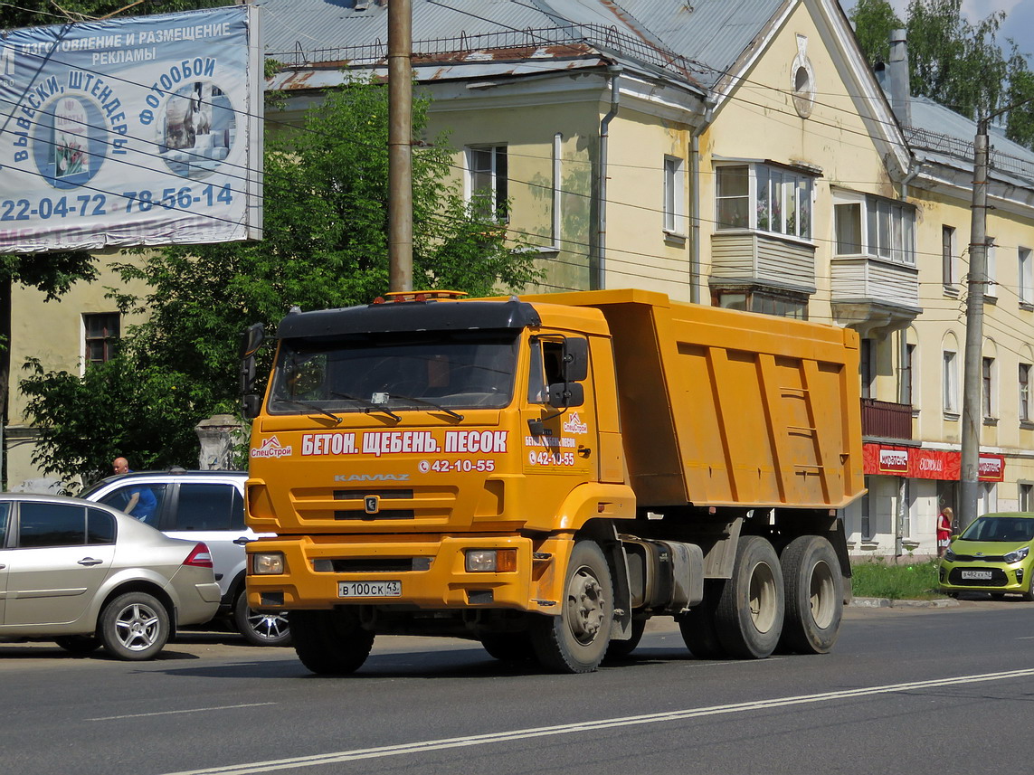 Кировская область, № В 100 СК 43 — КамАЗ-65116-N3