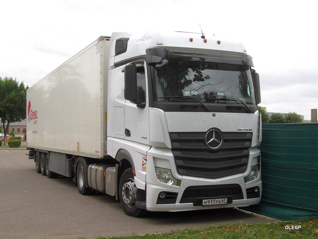 Смоленская область, № М 917 РА 67 — Mercedes-Benz Actros '18 1845 [Z9M]