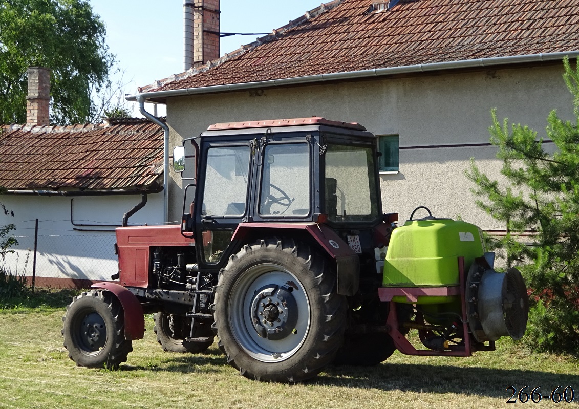Венгрия, № YKV-850 — Беларус-82.1; Венгрия — Трактора с опрыскивателями