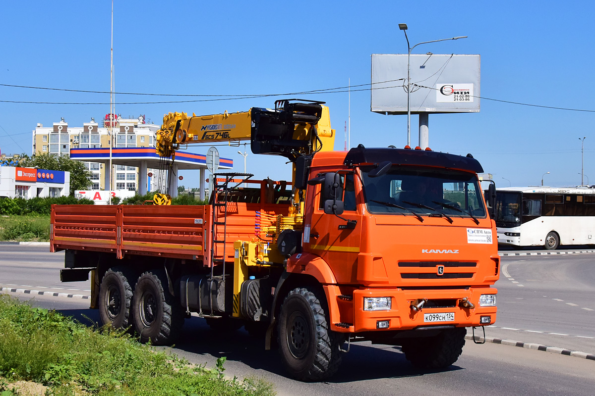 Волгоградская область, № К 099 СН 134 — КамАЗ-43118-50