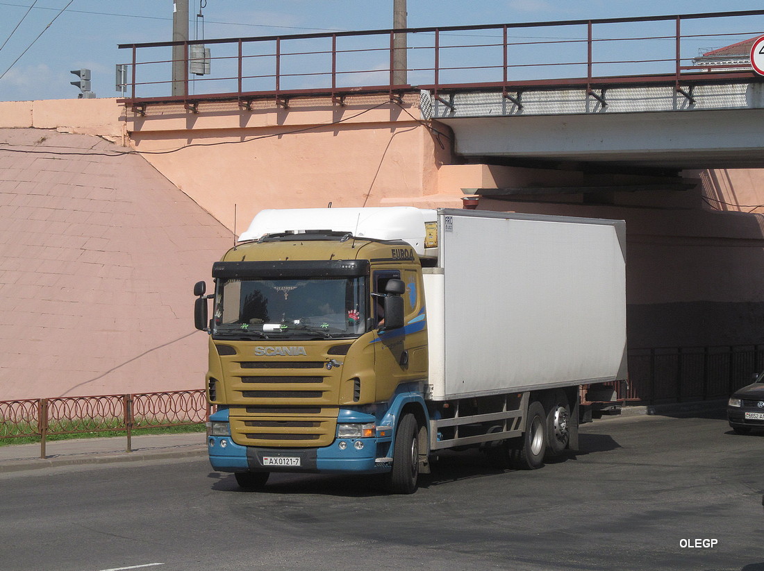Минск, № АХ 0121-7 — Scania ('2004) R400