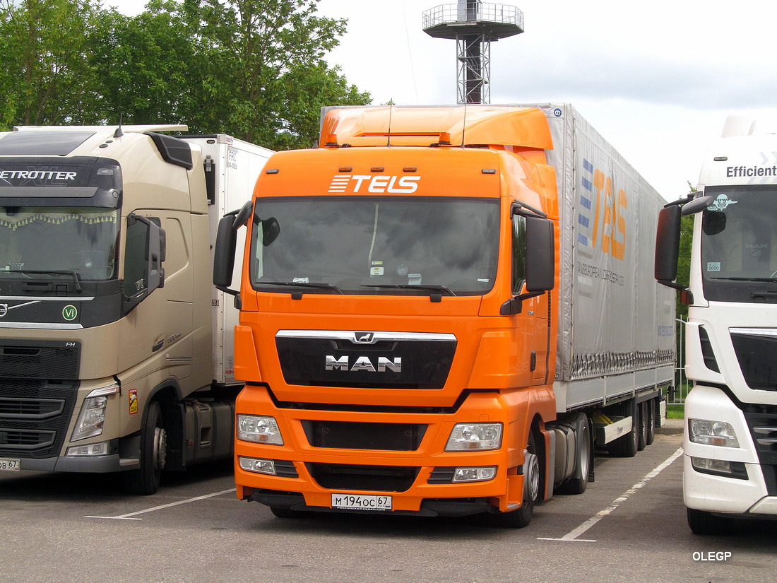 Смоленская область, № М 194 ОС 67 — MAN TGX ('2007) 18.480