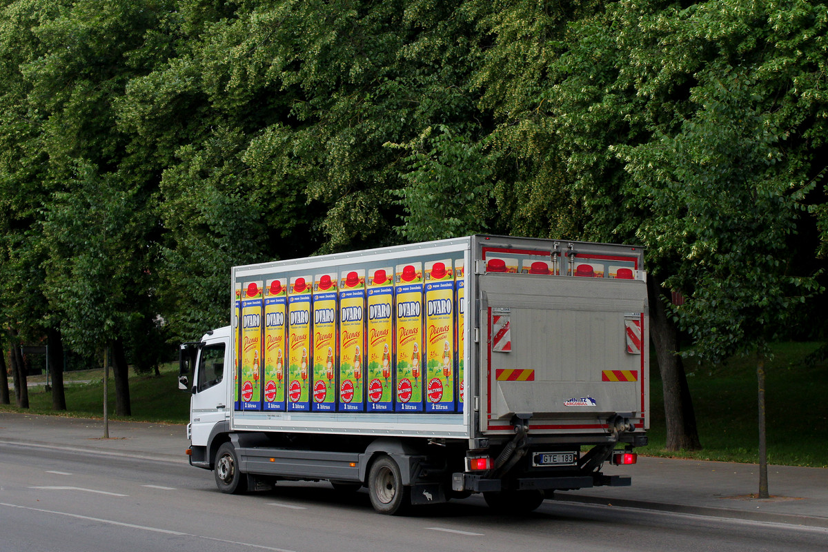 Литва, № GTE 183 — Mercedes-Benz Atego 1018