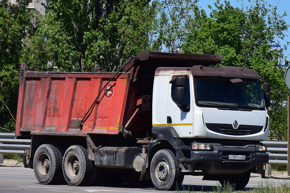 Волгоградская область, № С 137 УУ 34 — Renault Kerax [X9P]