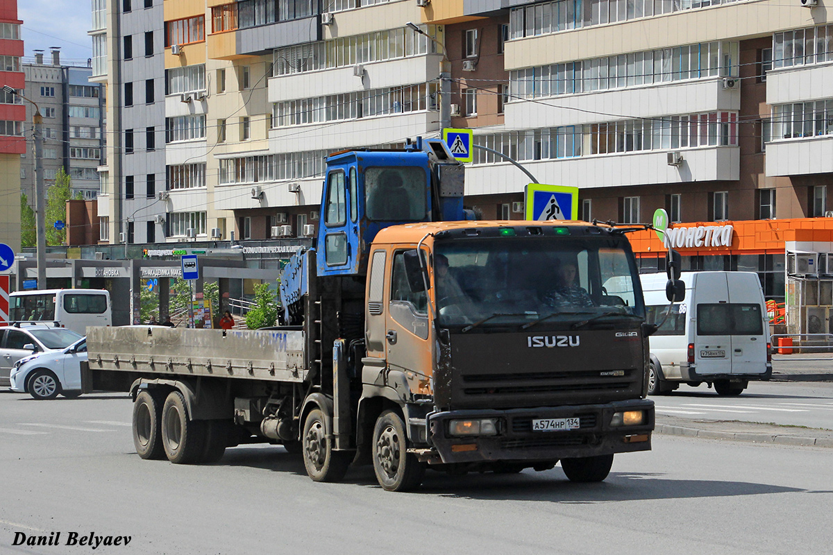 Челябинская область, № А 574 НР 134 — Isuzu Giga (общая модель)