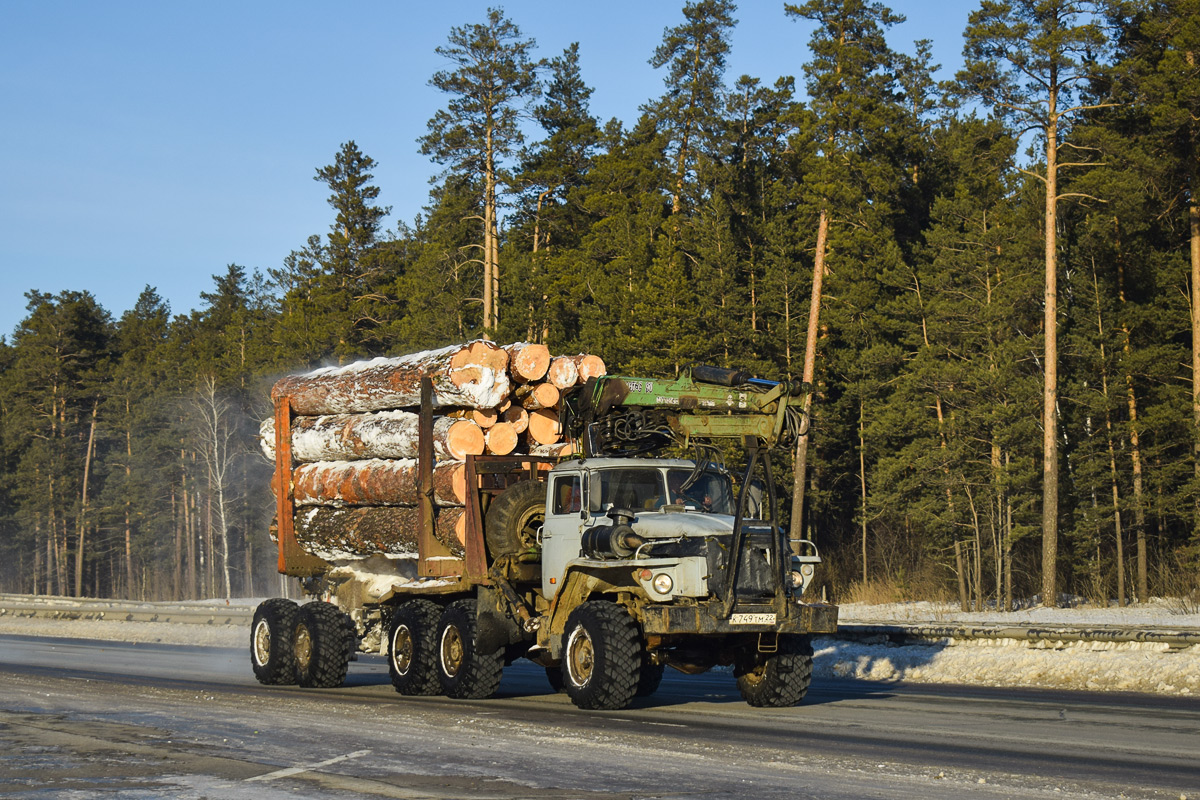 Алтайский край, № К 749 ТМ 22 — Урал-55571-40