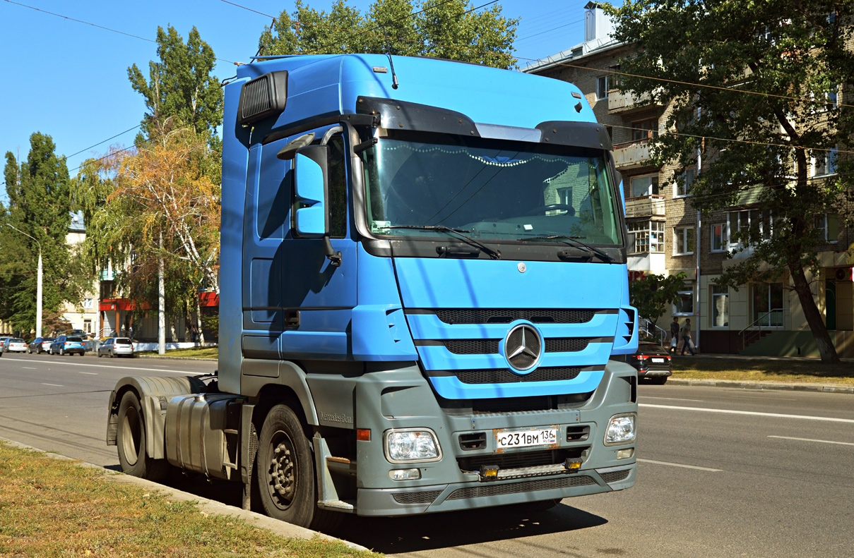 Воронежская область, № С 231 ВМ 136 — Mercedes-Benz Actros ('2009) 1844