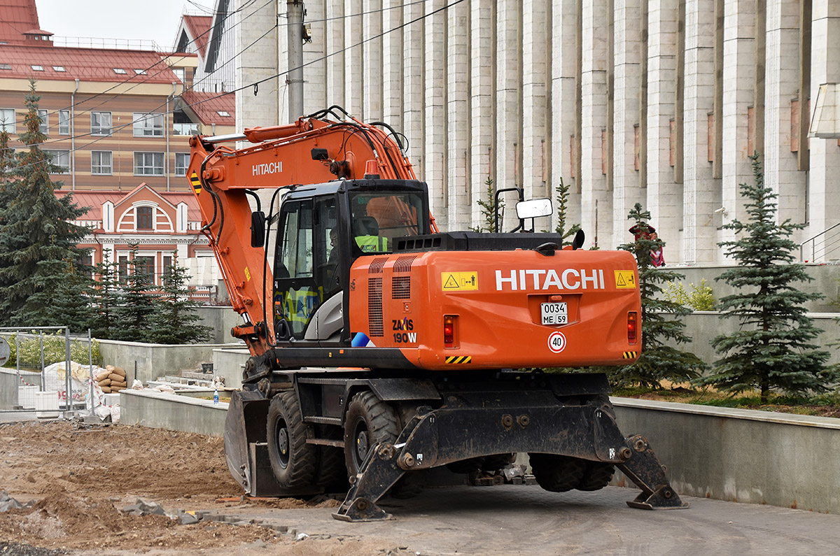 Пермский край, № 0034 МЕ 59 — Hitachi ZX180W (общая модель)