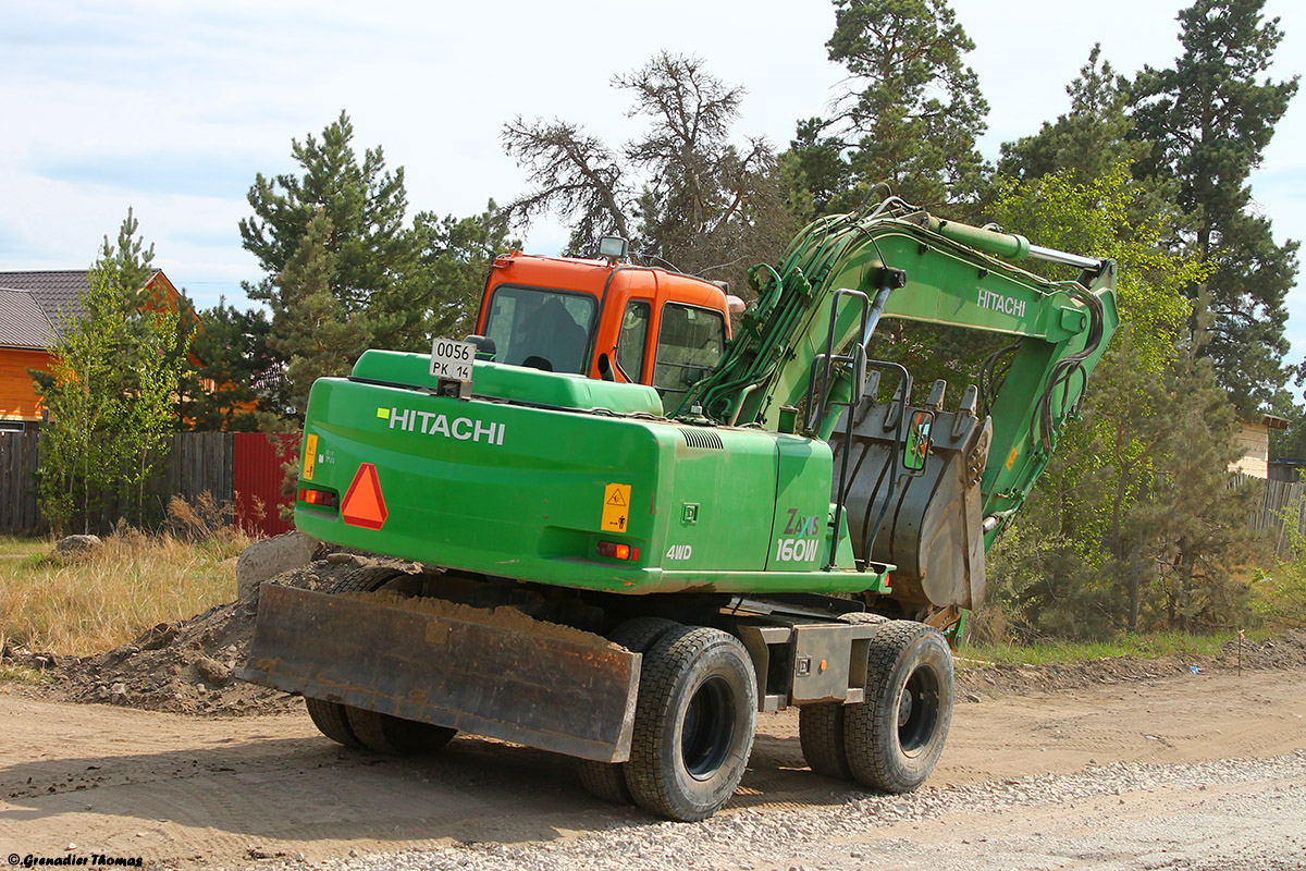 Саха (Якутия), № 0056 РК 14 — Hitachi ZX160W (общая модель)