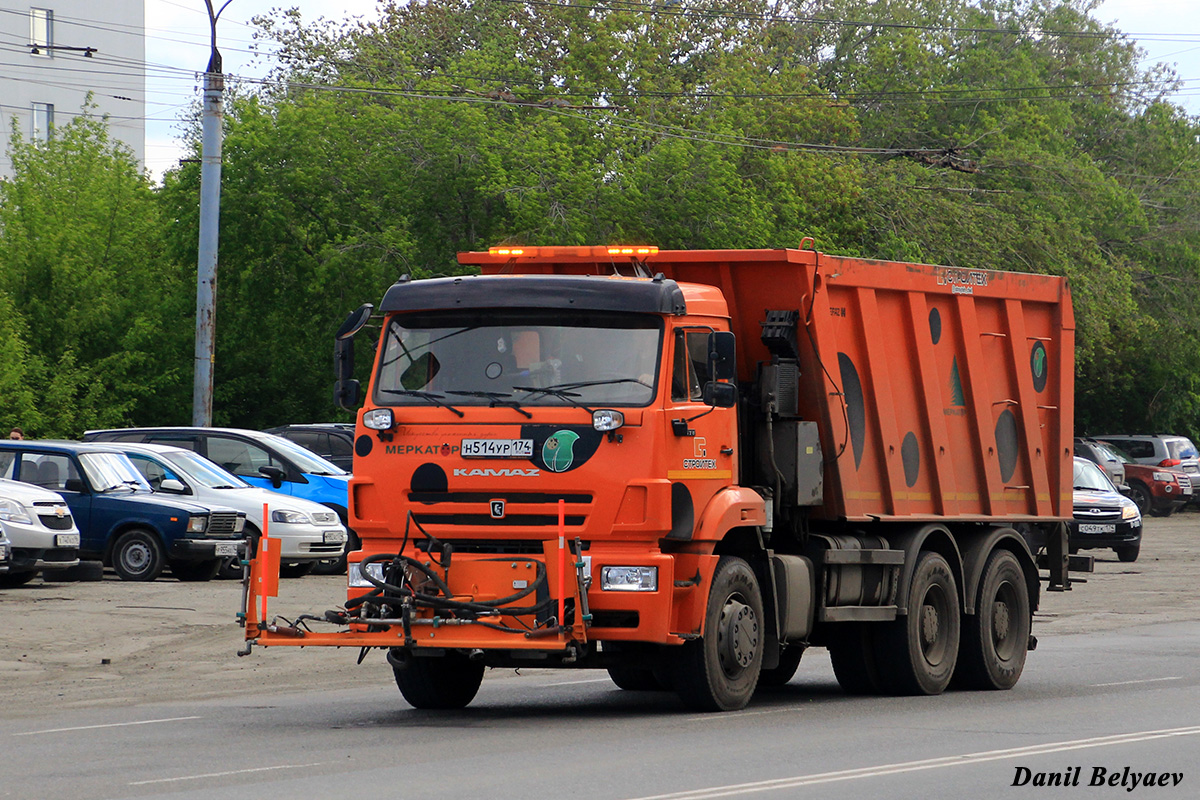 Челябинская область, № Н 514 УР 174 — КамАЗ-6520-53