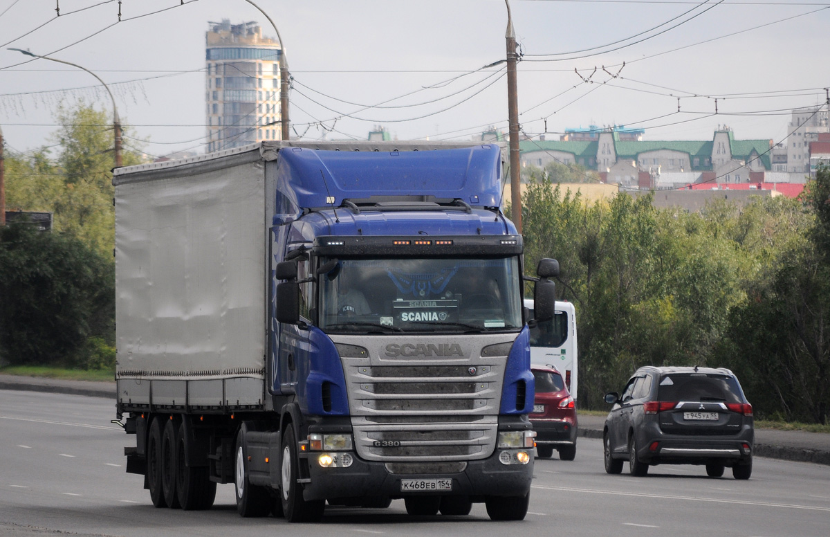 Новосибирская область, № К 468 ЕВ 154 — Scania ('2009) G380