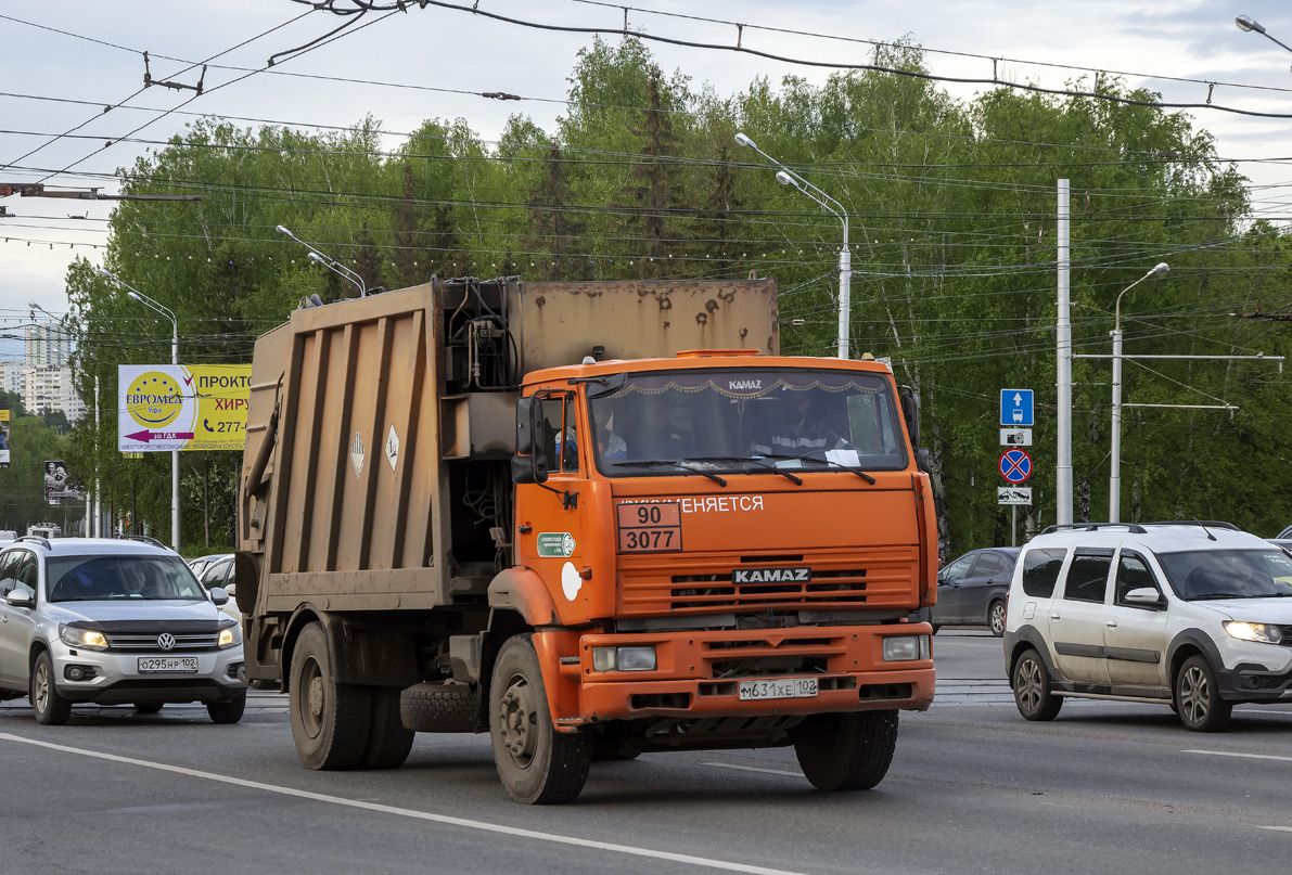 Башкортостан, № М 631 ХЕ 102 — КамАЗ-53605-62