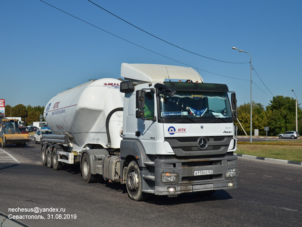 Краснодарский край, № В 112 ЕО 123 — Mercedes-Benz Axor 1843