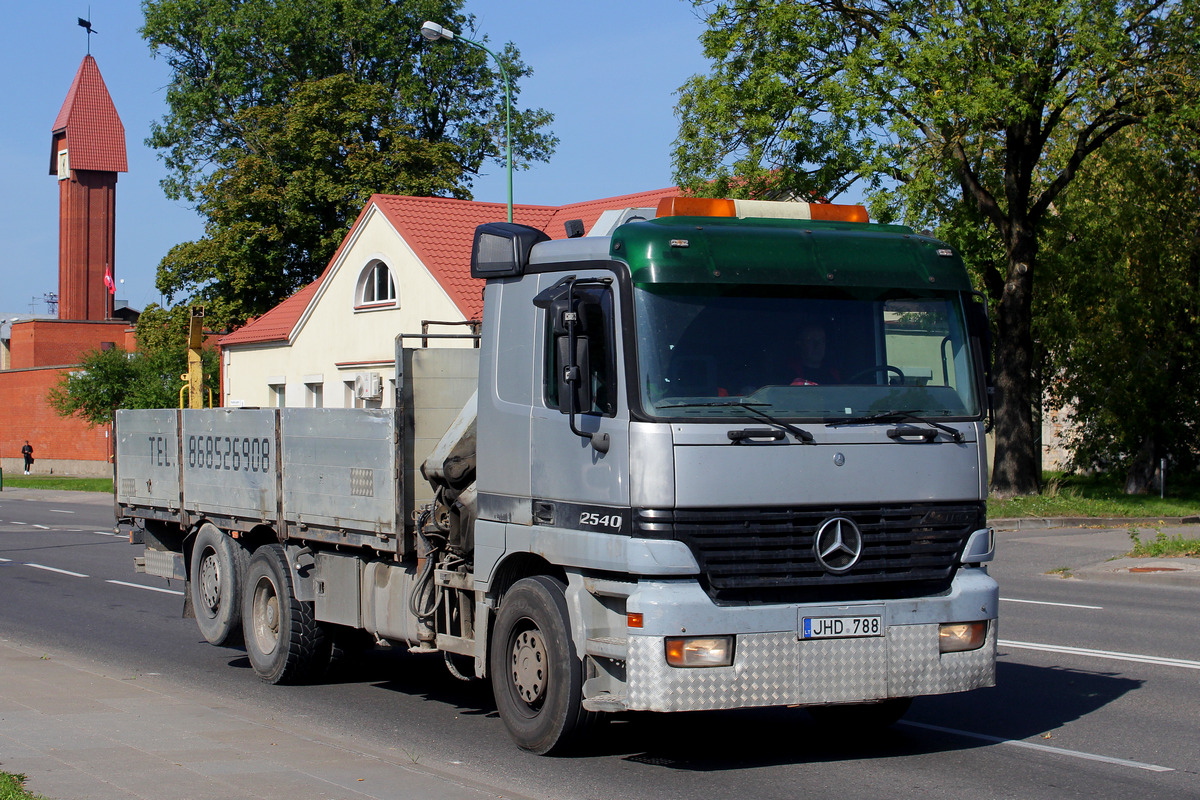 Литва, № JHD 788 — Mercedes-Benz Actros ('1997) 2540