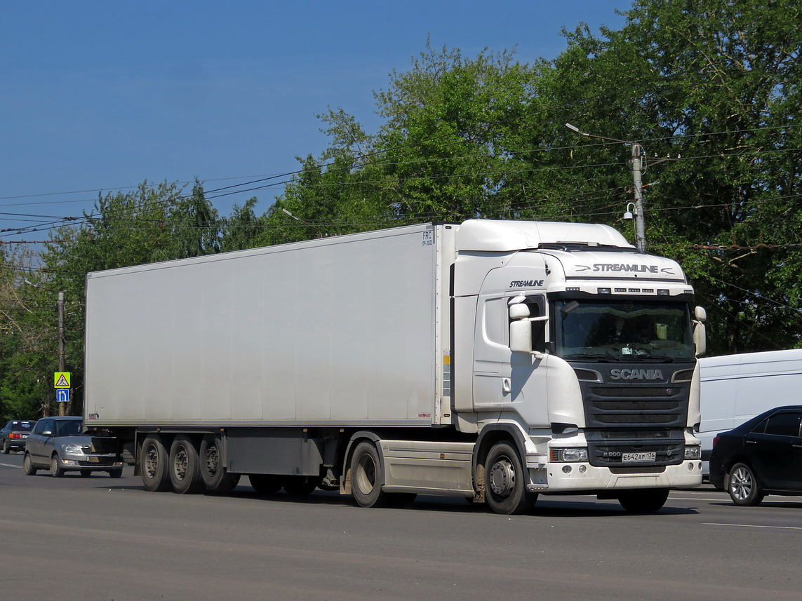 Воронежская область, № Е 642 АР 136 — Scania ('2013) R500