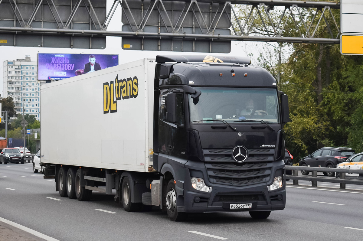 Москва, № Р 652 ОУ 799 — Mercedes-Benz Actros '18 1845 [Z9M]