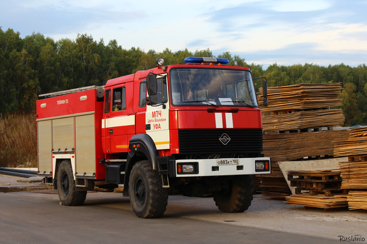 Башкортостан, № О 883 КТ 102 — Урал-43206-59