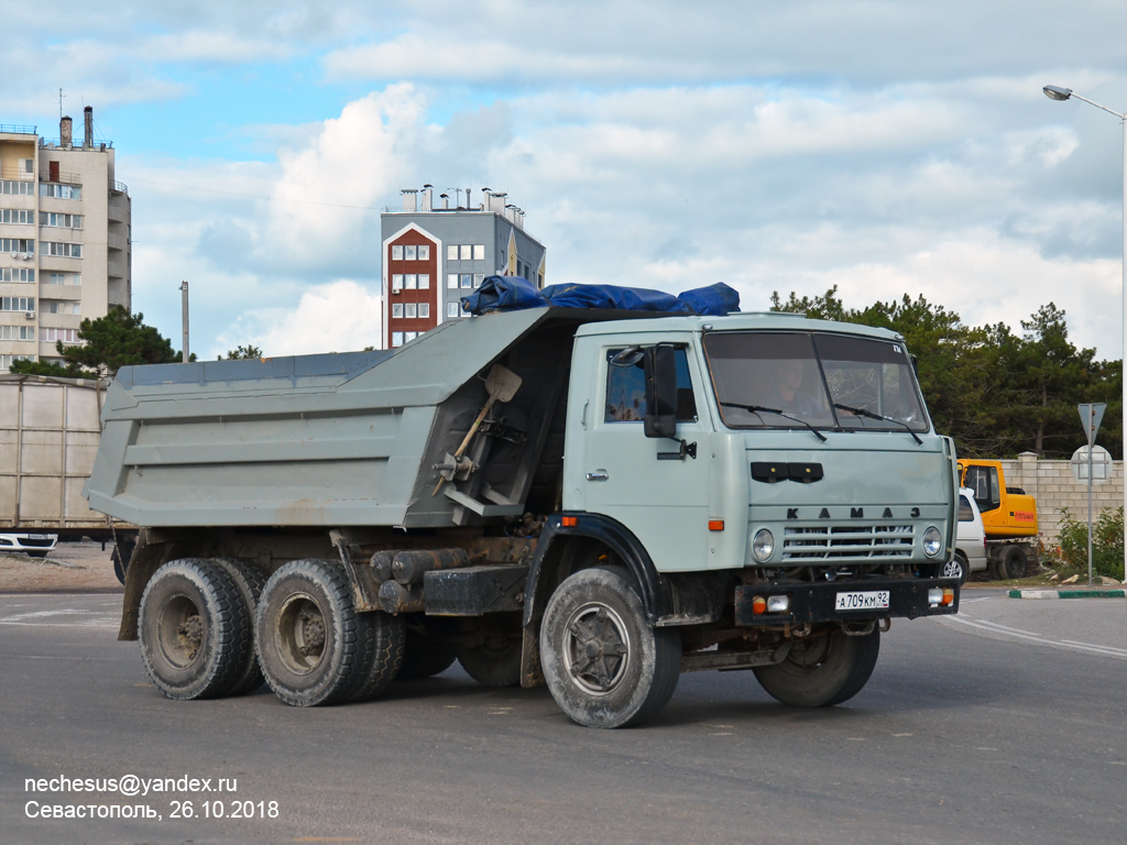 Севастополь, № А 709 КМ 92 — КамАЗ-55111 [551110]